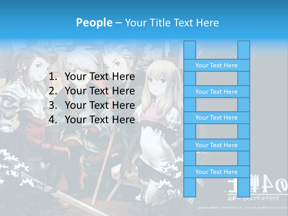 A Group Of People Sitting Next To Each Other PowerPoint Template