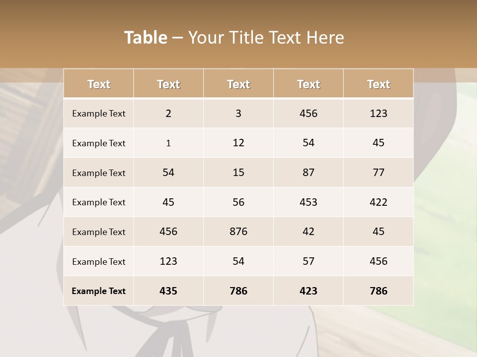 A Anime Character With Blue Eyes And Brown Hair PowerPoint Template