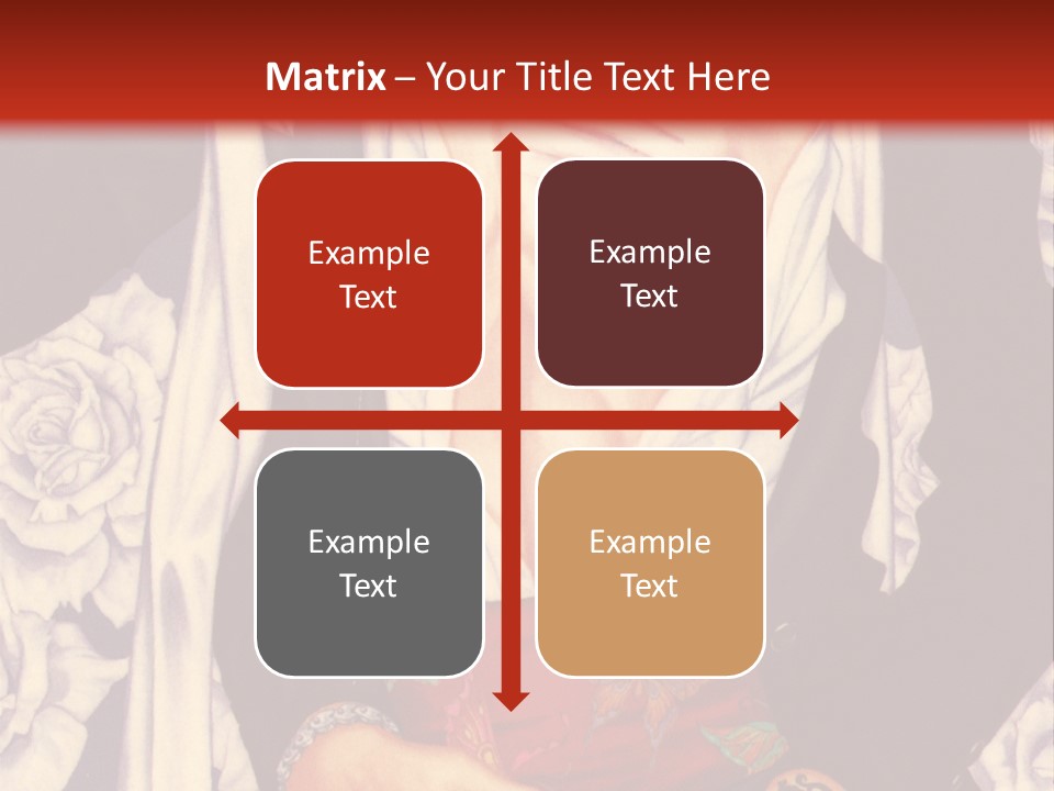 A Couple Of Anime Characters With A Red Background PowerPoint Template