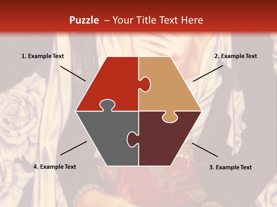 A Couple Of Anime Characters With A Red Background PowerPoint Template