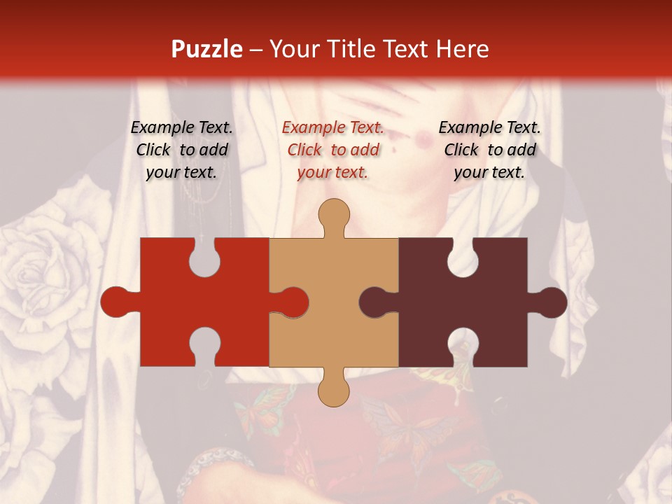 A Couple Of Anime Characters With A Red Background PowerPoint Template