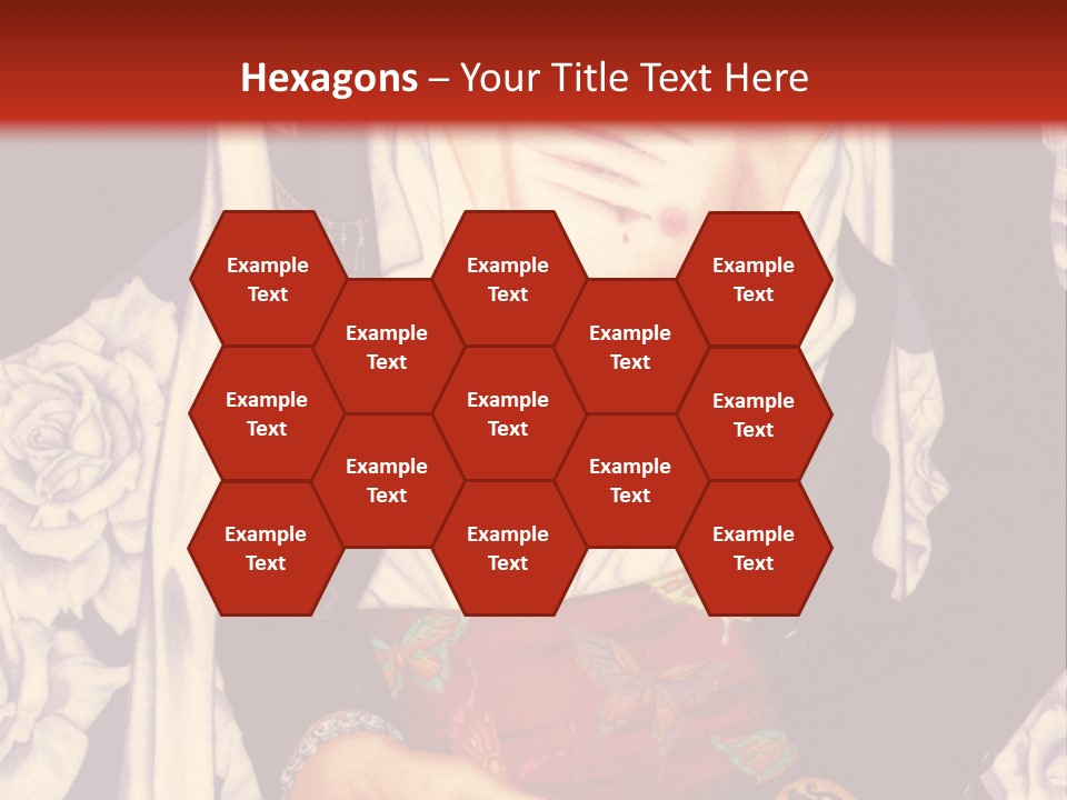 A Couple Of Anime Characters With A Red Background PowerPoint Template