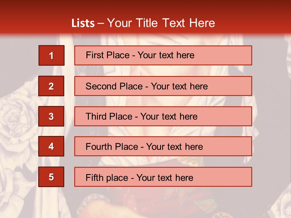 A Couple Of Anime Characters With A Red Background PowerPoint Template