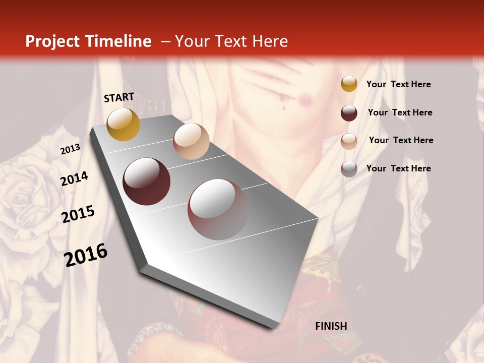 A Couple Of Anime Characters With A Red Background PowerPoint Template