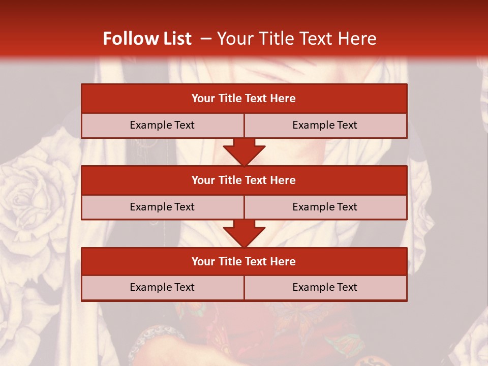 A Couple Of Anime Characters With A Red Background PowerPoint Template