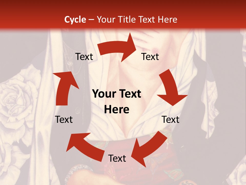 A Couple Of Anime Characters With A Red Background PowerPoint Template