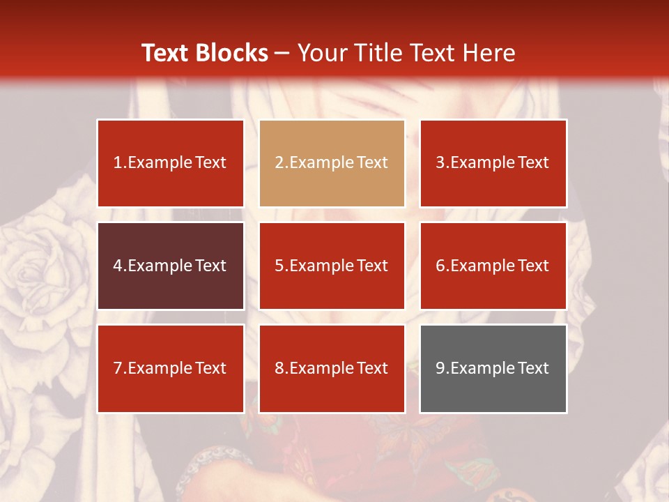 A Couple Of Anime Characters With A Red Background PowerPoint Template