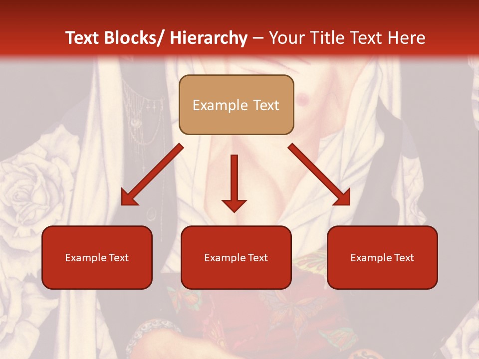 A Couple Of Anime Characters With A Red Background PowerPoint Template