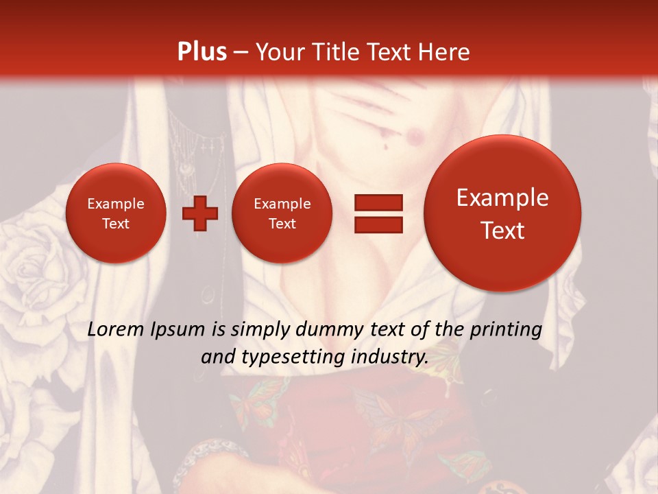 A Couple Of Anime Characters With A Red Background PowerPoint Template