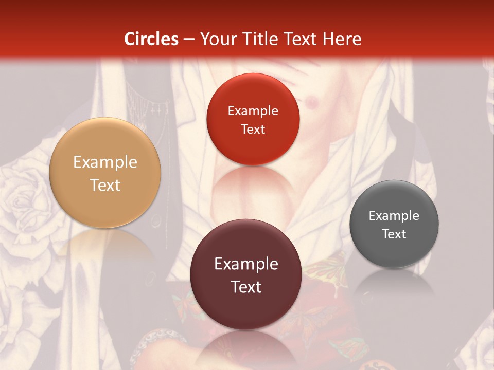 A Couple Of Anime Characters With A Red Background PowerPoint Template