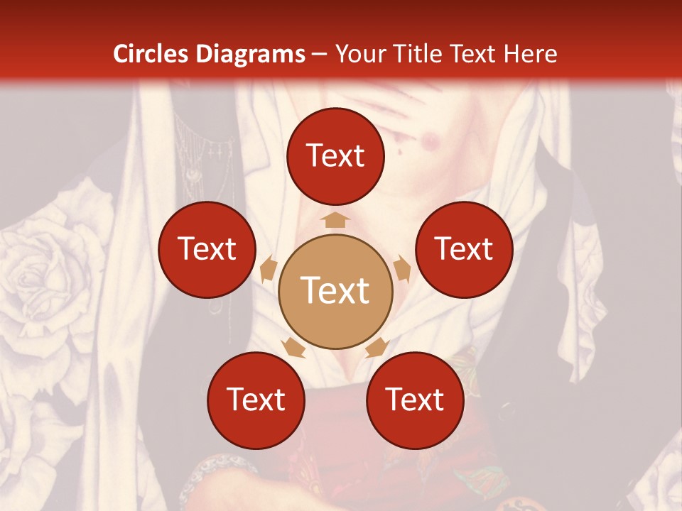 A Couple Of Anime Characters With A Red Background PowerPoint Template