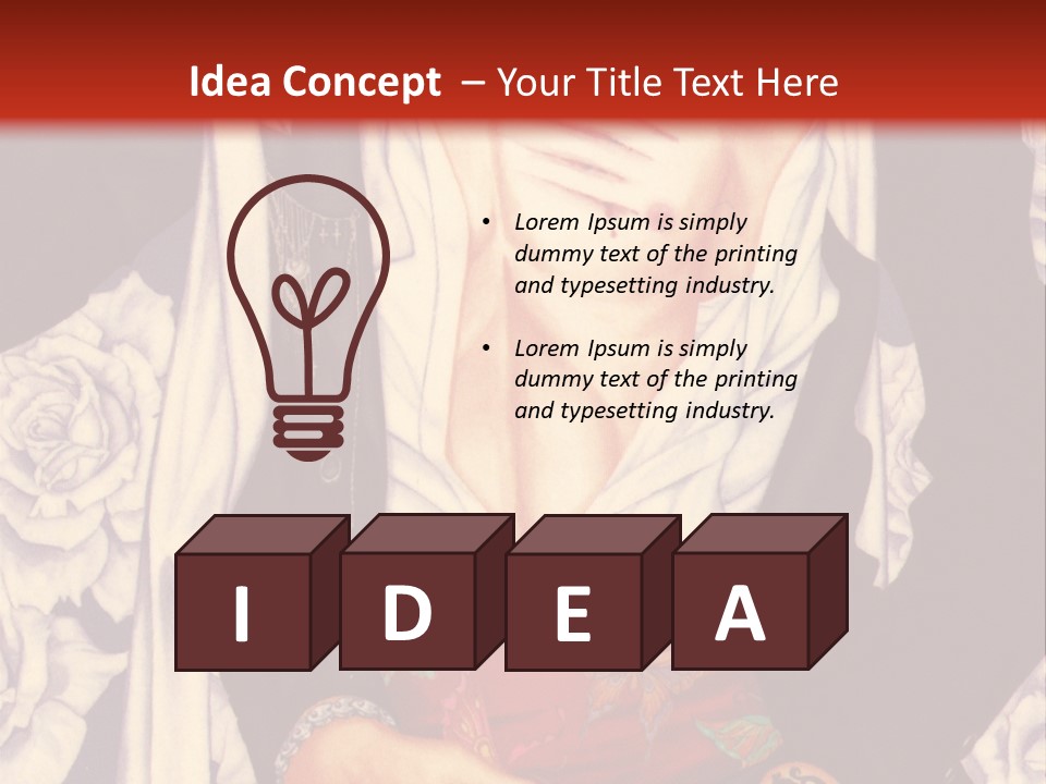 A Couple Of Anime Characters With A Red Background PowerPoint Template