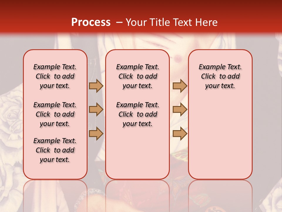 A Couple Of Anime Characters With A Red Background PowerPoint Template