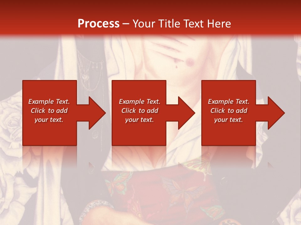 A Couple Of Anime Characters With A Red Background PowerPoint Template