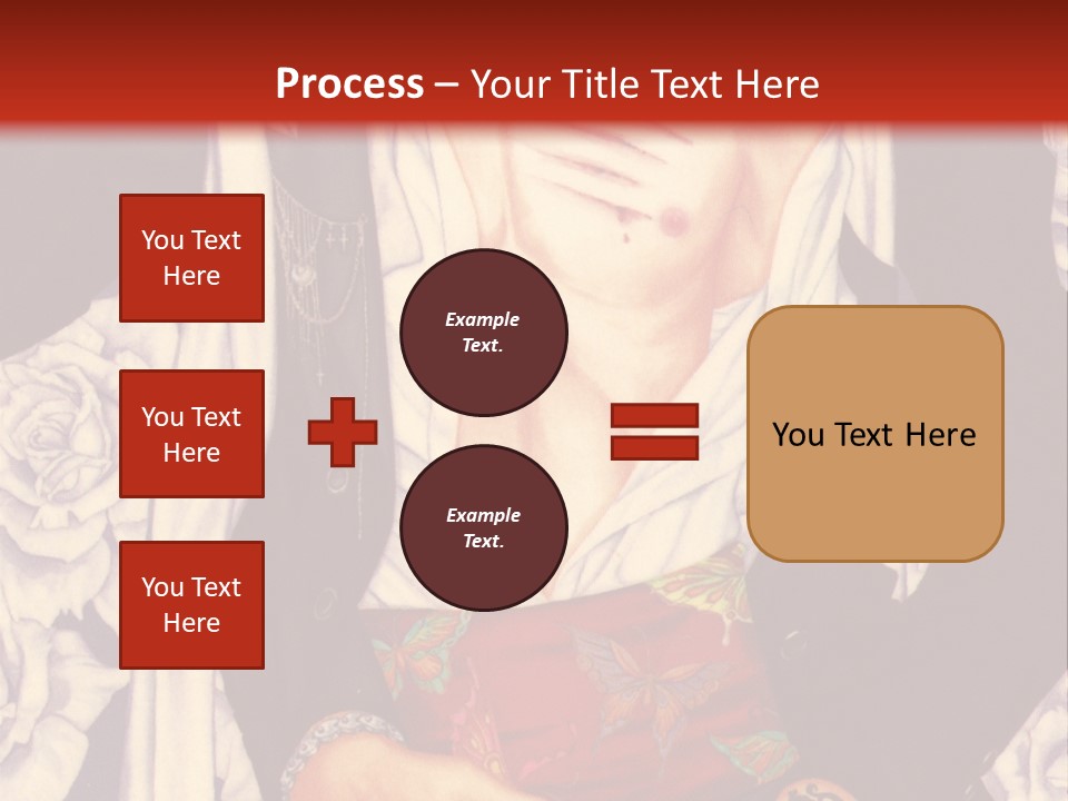 A Couple Of Anime Characters With A Red Background PowerPoint Template