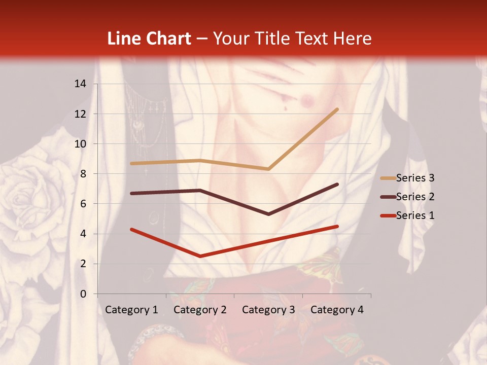 A Couple Of Anime Characters With A Red Background PowerPoint Template
