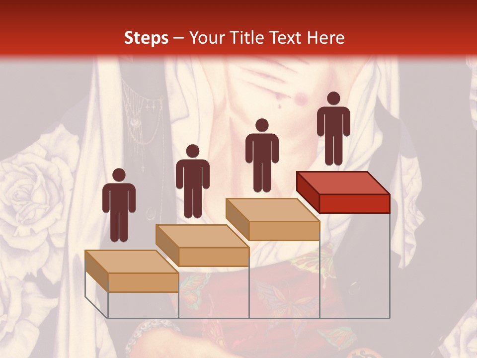 A Couple Of Anime Characters With A Red Background PowerPoint Template