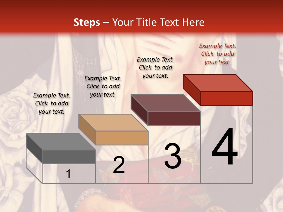 A Couple Of Anime Characters With A Red Background PowerPoint Template