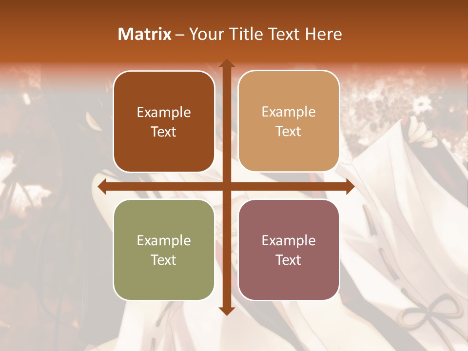 A Woman In A White Dress With Long Black Hair PowerPoint Template