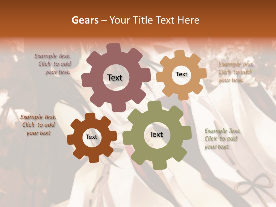 A Woman In A White Dress With Long Black Hair PowerPoint Template