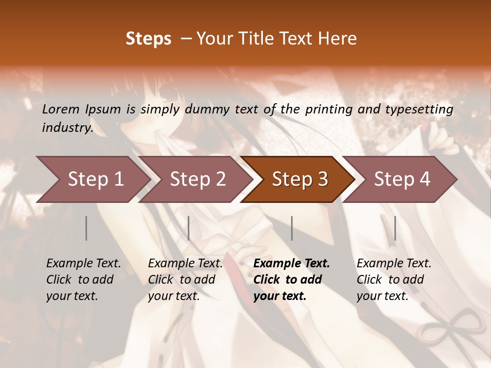 A Woman In A White Dress With Long Black Hair PowerPoint Template