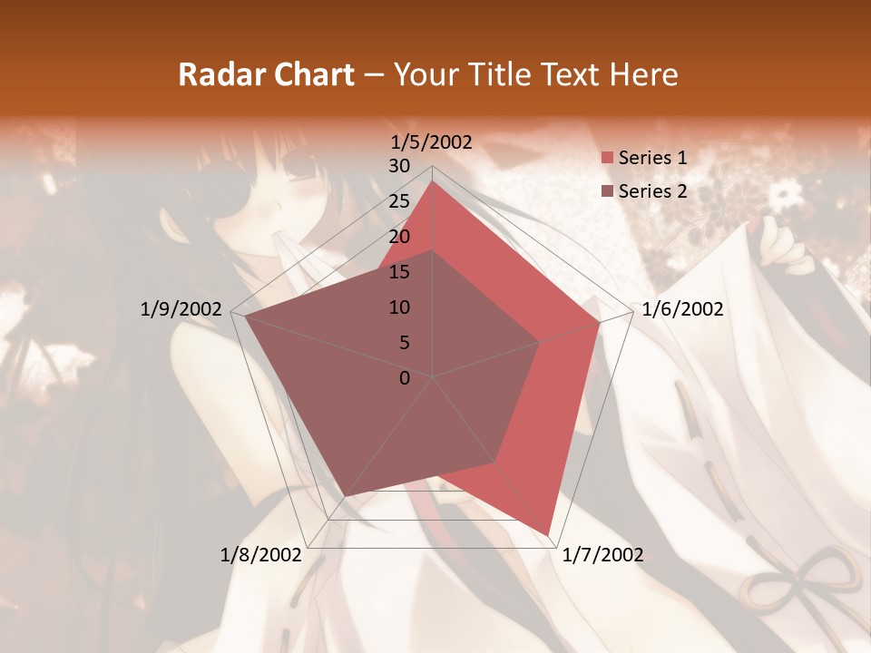 A Woman In A White Dress With Long Black Hair PowerPoint Template