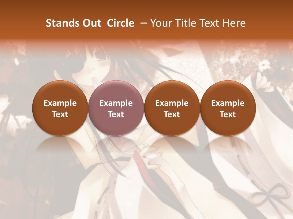 A Woman In A White Dress With Long Black Hair PowerPoint Template