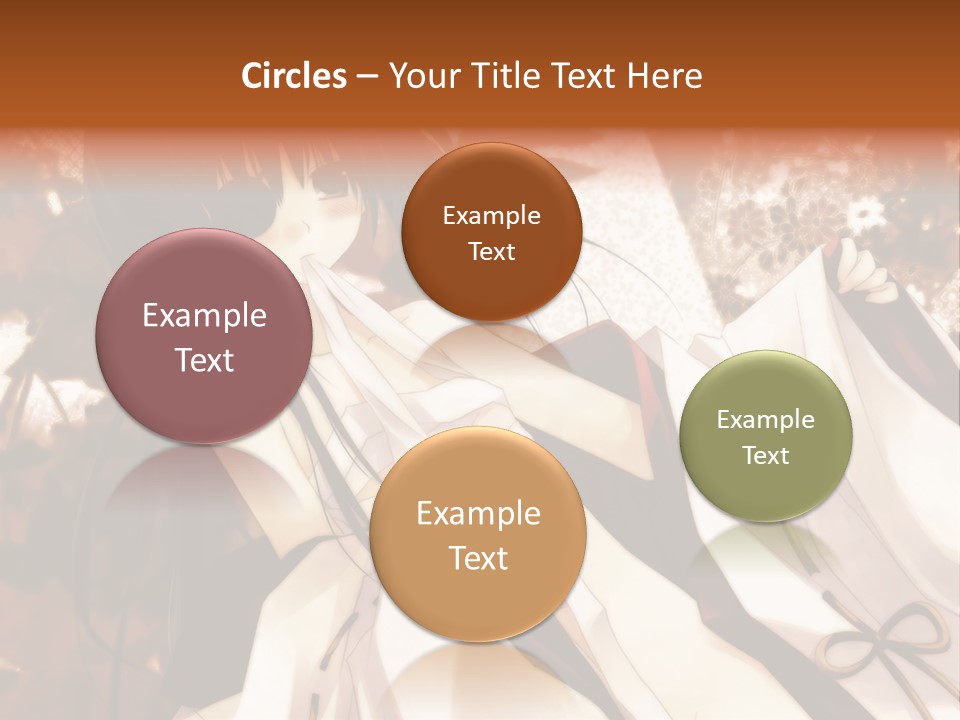 A Woman In A White Dress With Long Black Hair PowerPoint Template