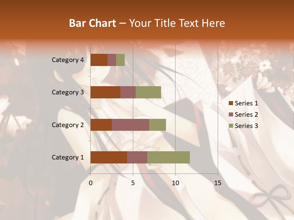 A Woman In A White Dress With Long Black Hair PowerPoint Template