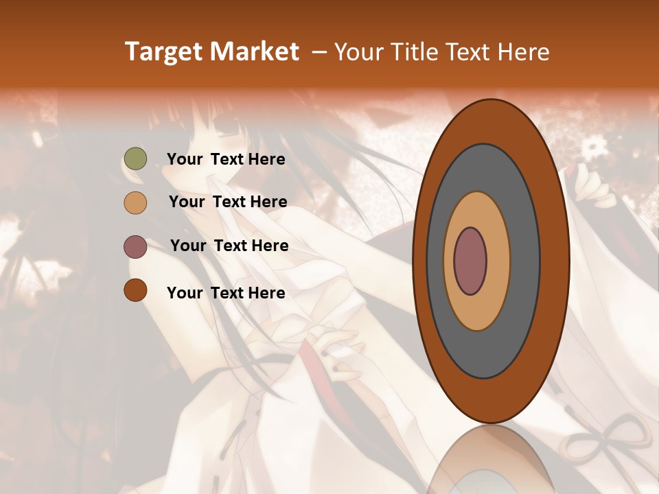 A Woman In A White Dress With Long Black Hair PowerPoint Template