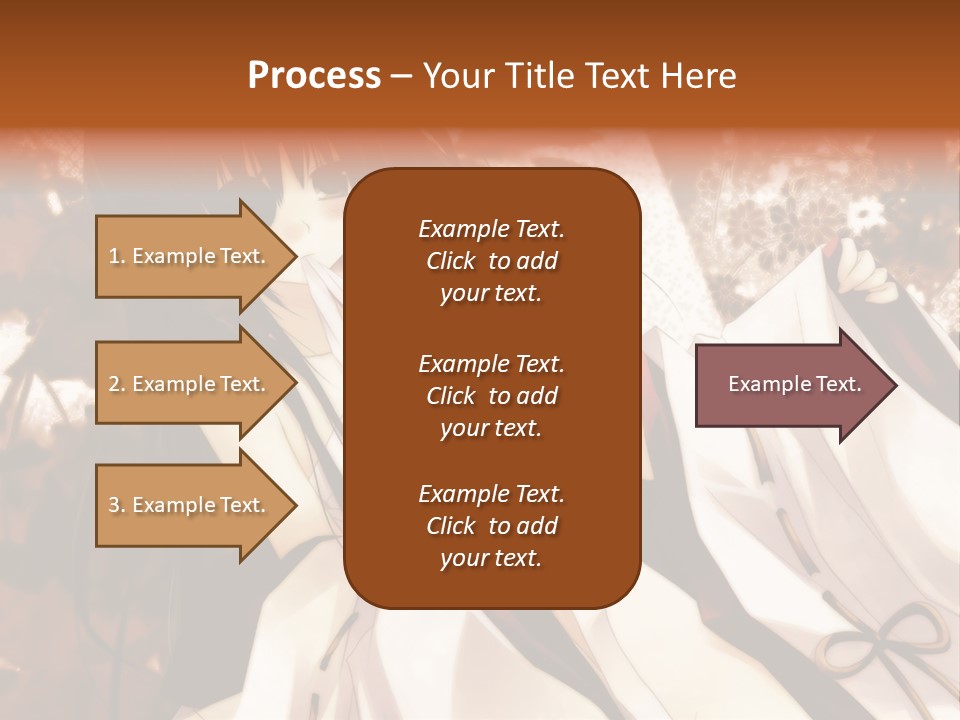 A Woman In A White Dress With Long Black Hair PowerPoint Template