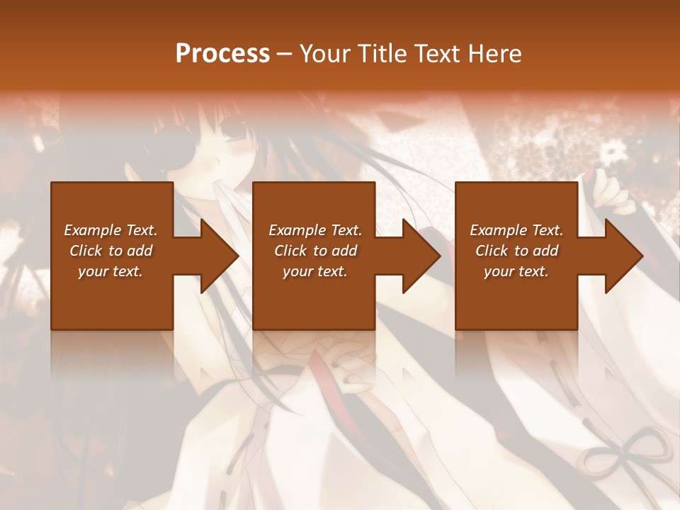 A Woman In A White Dress With Long Black Hair PowerPoint Template