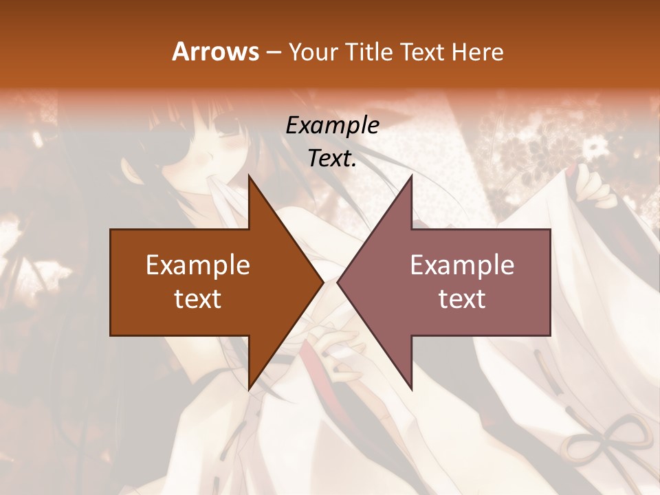 A Woman In A White Dress With Long Black Hair PowerPoint Template