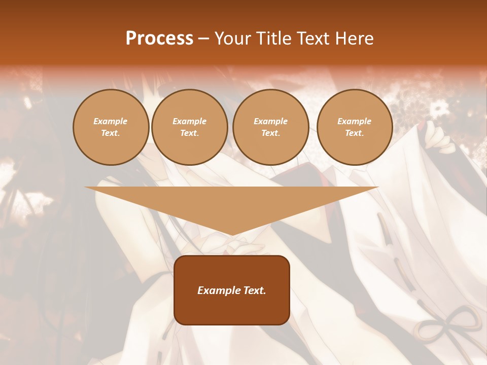 A Woman In A White Dress With Long Black Hair PowerPoint Template