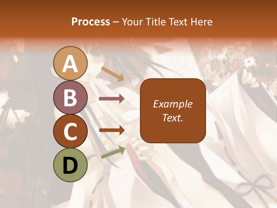 A Woman In A White Dress With Long Black Hair PowerPoint Template