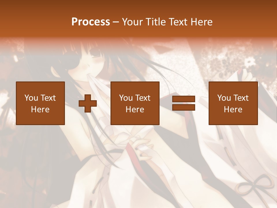 A Woman In A White Dress With Long Black Hair PowerPoint Template