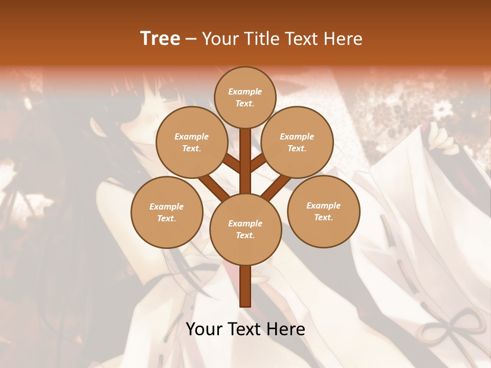 A Woman In A White Dress With Long Black Hair PowerPoint Template