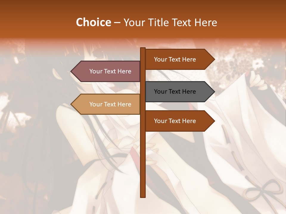 A Woman In A White Dress With Long Black Hair PowerPoint Template