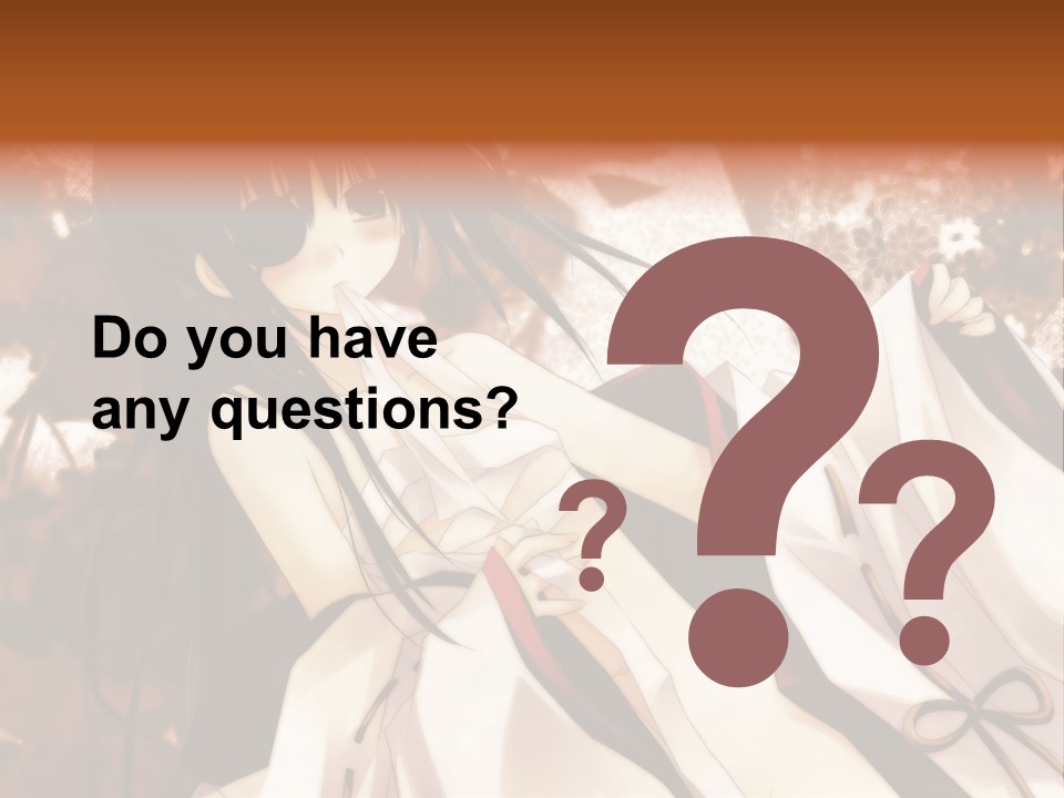 A Woman In A White Dress With Long Black Hair PowerPoint Template