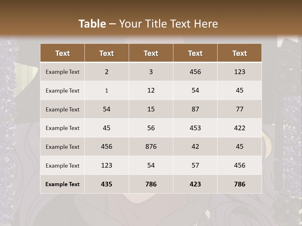 A Woman With Long Hair Wearing A Hat And Bow Tie PowerPoint Template