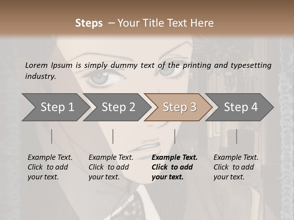 A Man In A Suit And Tie Is Looking At The Camera PowerPoint Template