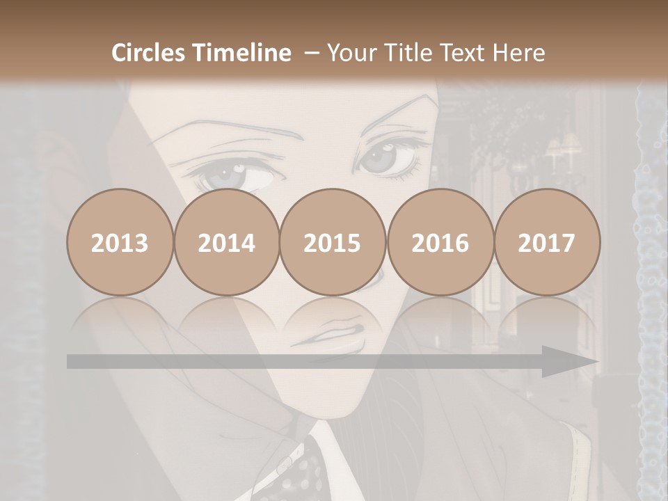 A Man In A Suit And Tie Is Looking At The Camera PowerPoint Template