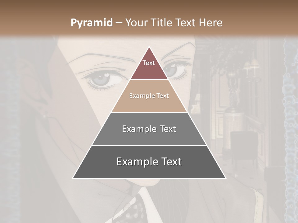 A Man In A Suit And Tie Is Looking At The Camera PowerPoint Template