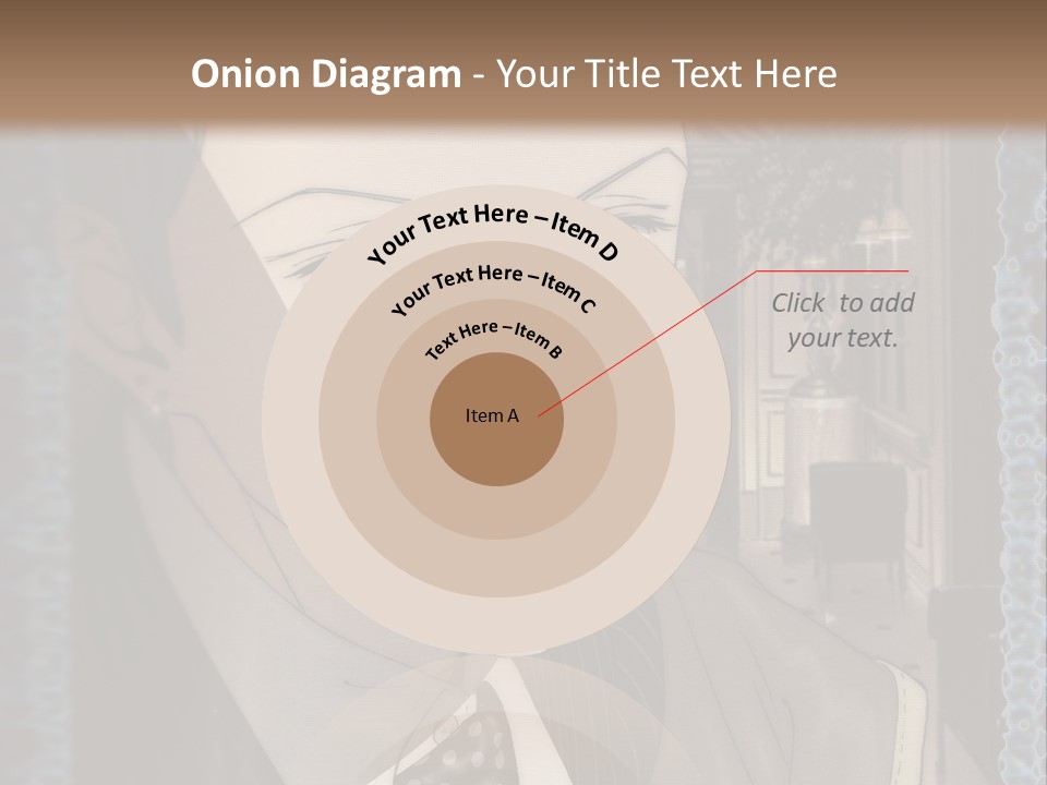 A Man In A Suit And Tie Is Looking At The Camera PowerPoint Template