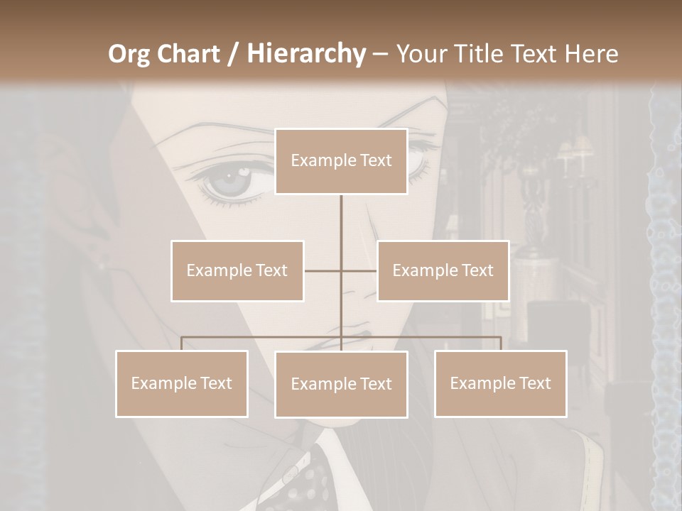 A Man In A Suit And Tie Is Looking At The Camera PowerPoint Template