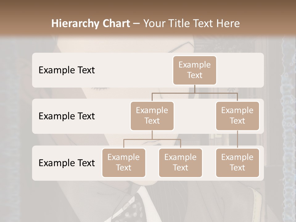 A Man In A Suit And Tie Is Looking At The Camera PowerPoint Template