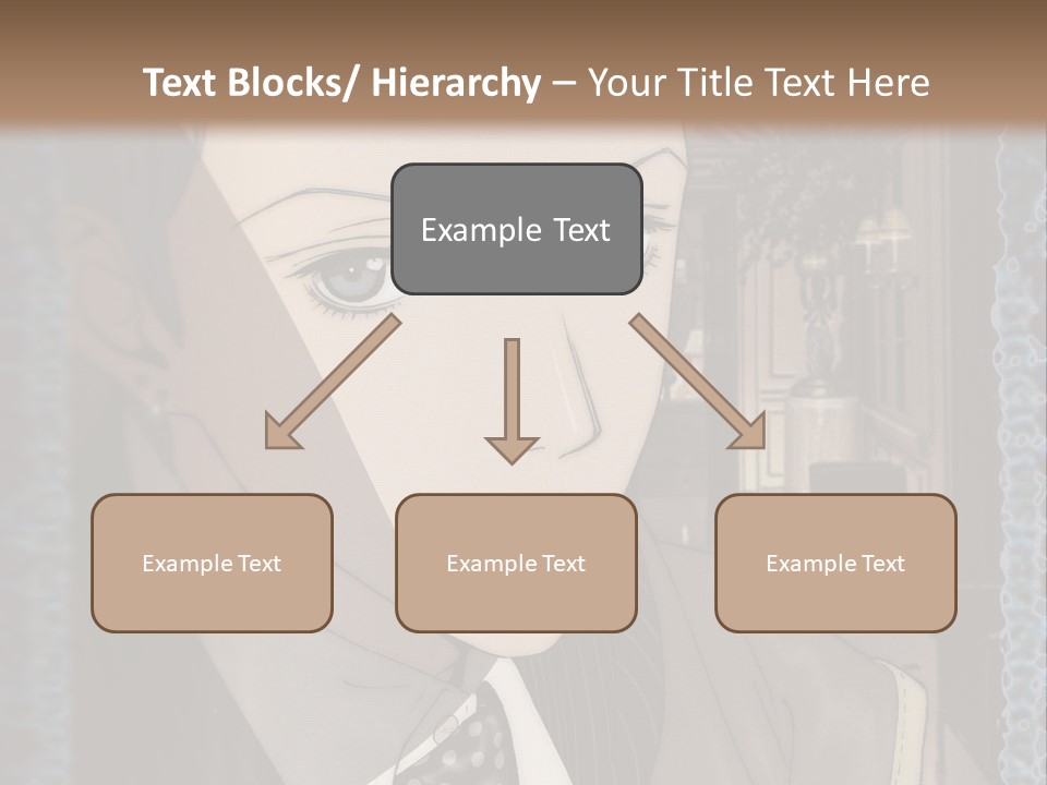 A Man In A Suit And Tie Is Looking At The Camera PowerPoint Template