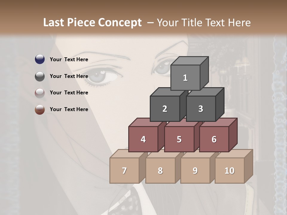 A Man In A Suit And Tie Is Looking At The Camera PowerPoint Template