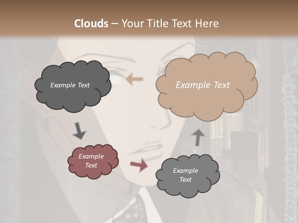 A Man In A Suit And Tie Is Looking At The Camera PowerPoint Template