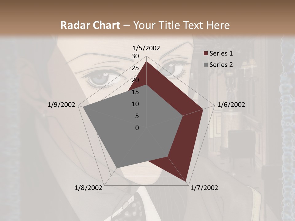 A Man In A Suit And Tie Is Looking At The Camera PowerPoint Template